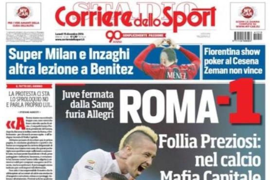 صفحه نخست روزنامه‌های ورزشی امروز ایتالیا+عکس