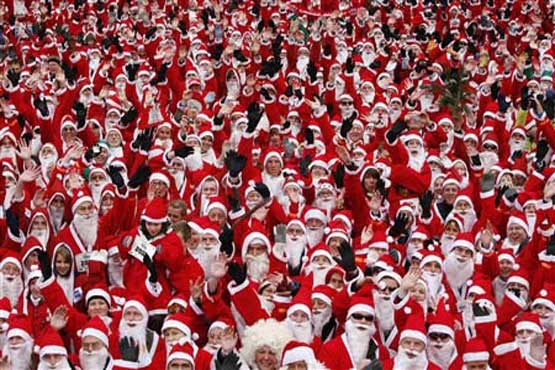 مسابقه دوهزار بابانوئل در فرانسه