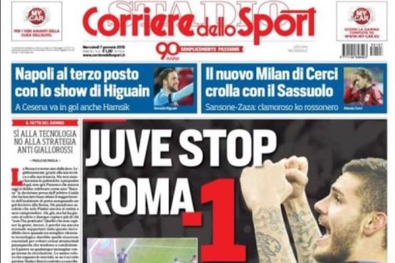 صفحه نخست روزنامه های ورزشی ایتالیا +تصاویر