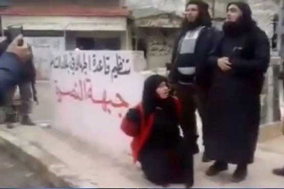 مفتی بی بند و بار النصره زن سوری را اعدام کرد