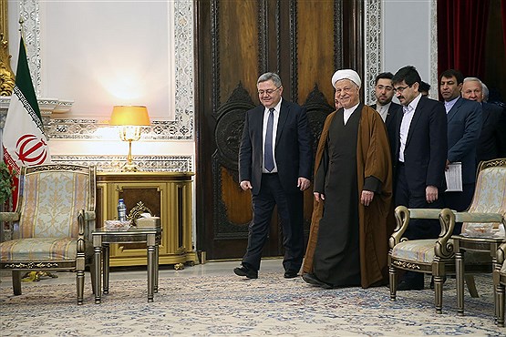 دیدار رییس مجلس گرجستان با هاشمی رفسنجانی