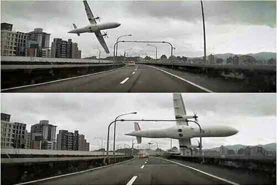 سقوط باورنکردنی یک هواپیمای مسافربری + فیلم + عکس