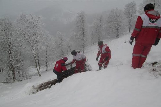 نجات ۱۷ گردشگر آلمانی از میان برف و کولاک
