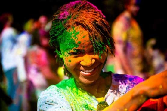 جشن رنگ ها در هند + عکس