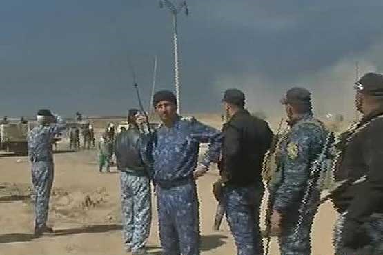 تکمیل حلقه محاصره شهر تکریت عراق