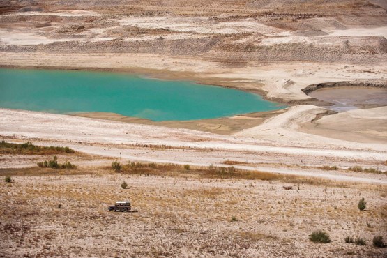 افت شدید آب در برخی سدهای جنوب ایران