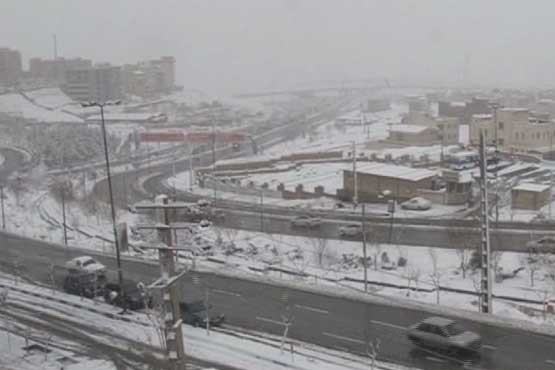 برف و باران در محورهای 20 استان ایران