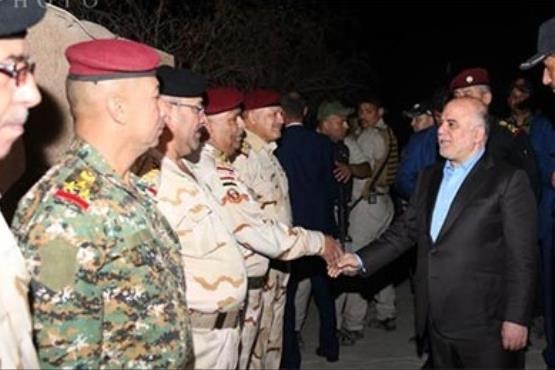 نخست وزیر عراق به تکریت رفت
