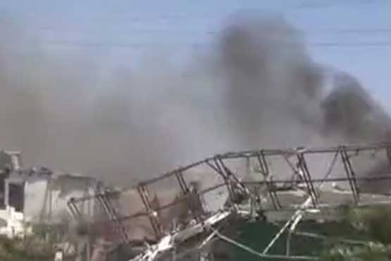 بمباران صنعا با وجود پایان عملیات نظامی در یمن