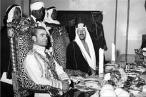 عکس دیدار‌های محمد‌رضا پهلوی از عربستان سعودی