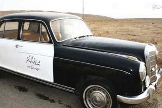 اولین ماشین پلیس ایران / عکس