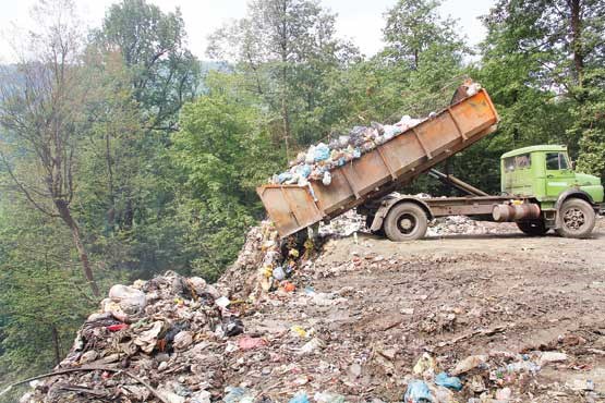 مازندران درحصار زباله‌های شهری