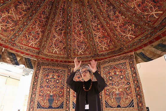 خیمه سلطنتی ایرانی در موزه آمریکایی