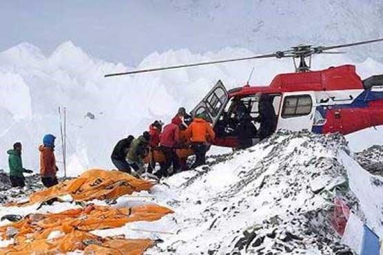 کشف اجساد 100 نفر زیر بهمن در نپال