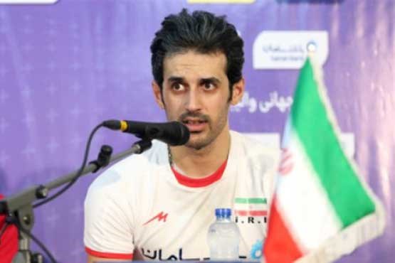 برخورد زشت کاپیتان تیم ملی والیبال ایران با خبرنگاران