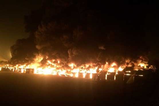 آتش‌سوزی در پارس جنوبی