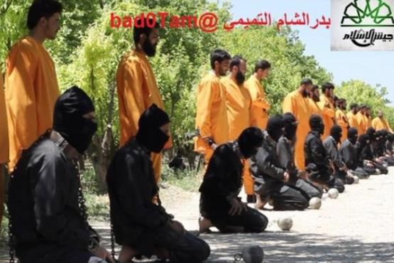 اعدام داعشی ها به شیوه خودشان