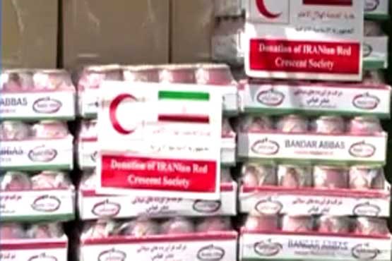 کشتی کمک رسانی ایران در راه عدن + فیلم