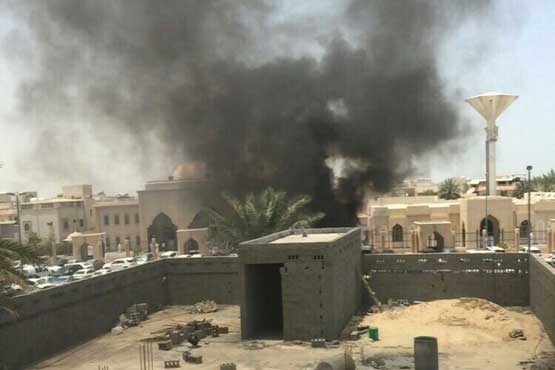 انفجار در مسجد امام حسین (ع) دمام عربستان + فیلم