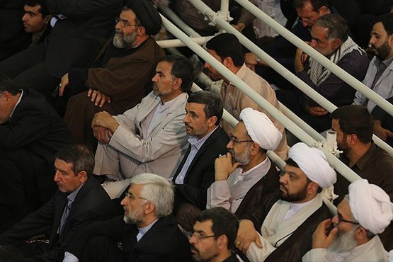 احمدی نژاد در مراسم ارتحال امام (ره) + عکس