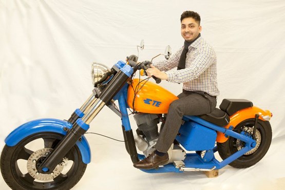 موتورسیکلت با چاپگر سه بعدی ساخته شد + عکس