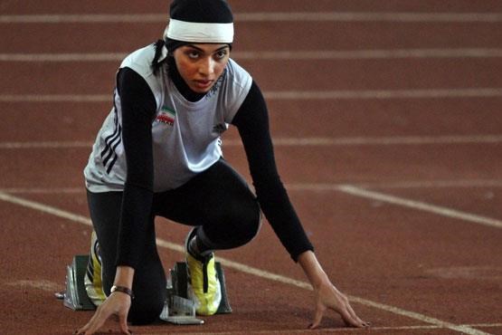 ششمی دختر دونده ایران در رقابت های قهرمانی آسیا