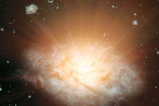کشف درخشان‌ترین کهکشان