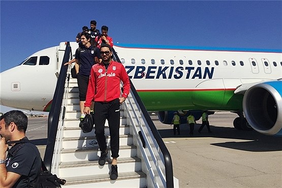 گزارش تصویری ورود تیم ملی به ترکمنستان
