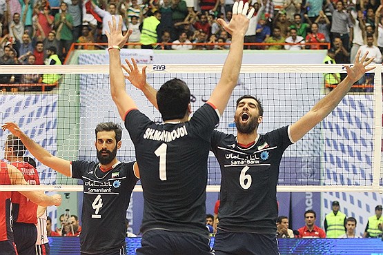 دومین پیروزی والیبال ایران مقابل امریکا