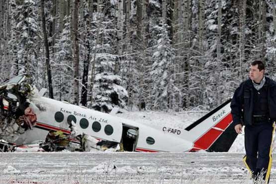 سقوط هواپیمای تفریحی در آلاسکا
