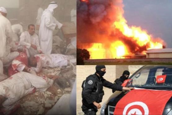 کویت،تونس و فرانسه، آماج حملات تروریستی