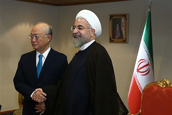 دیدار آمانو با روحانی