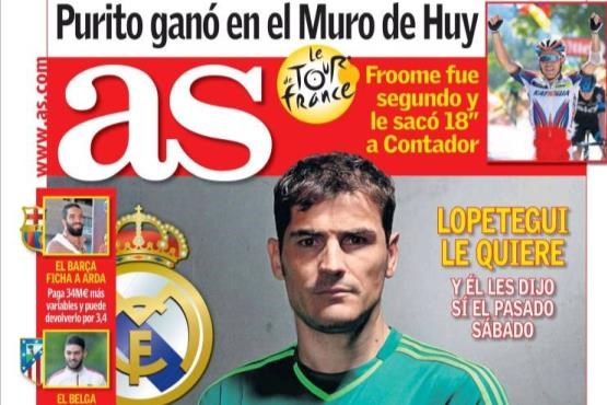 صفحه نخست روزنامه های ورزشی امروز اسپانیا  +تصاویر
