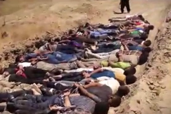 فیلم و تصاویر جدید جنایت داعش در اسپایکر عراق