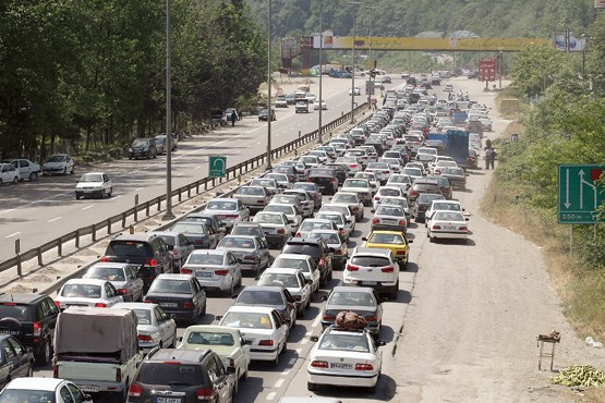 ترافیک نیمه‌سنگین در آزادراه قزوین - کرج و کرج - تهران