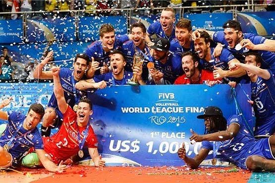 فرانسه قهرمان لیگ جهانی والیبال شد