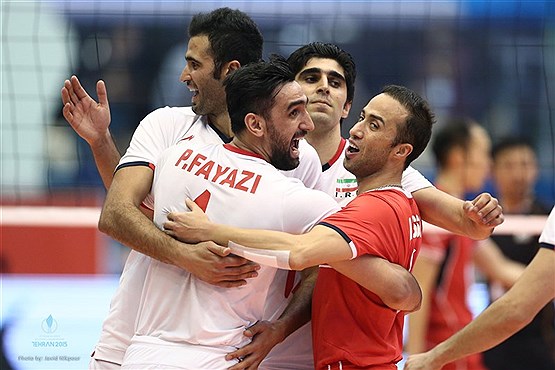 پیروزی والیبال ایران برابر چین