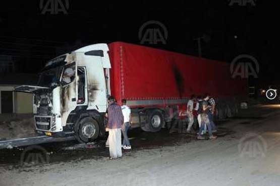 حمله مجدد به کامیون‌‌های ایرانی در ترکیه + عکس