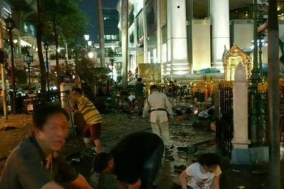 فیلم لحظه انفجار و مظنون عملیات تروریستی بانکوک
