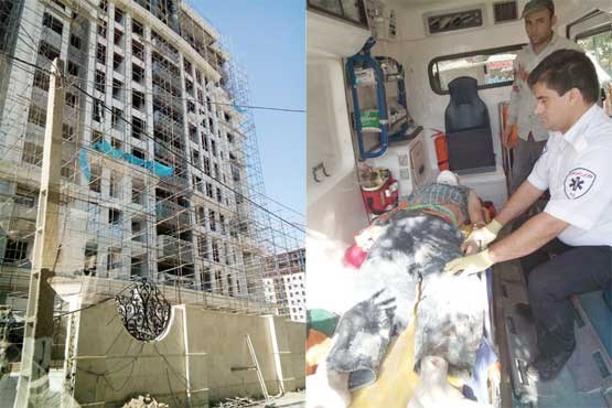 سقوط مرگبار 4 کارگر از ساختمان نیمه کاره در پایتخت