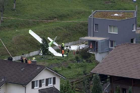 سانحه هوایی در سوئیس یک کشته داشت + عکس