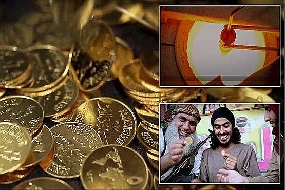 فیلم جدید داعش؛ سکه های طلا ضرب می کنند اما به دلار حقوق می دهند+عکس