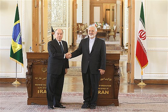 کنفرانس خبری وزرای امورخارجه ایران و برزیل