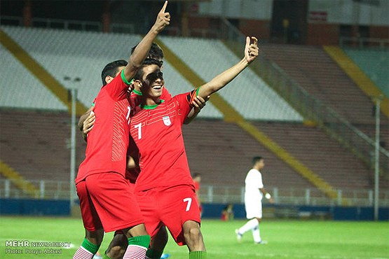 برتری تیم فوتبال نوجوانان ایران برابر هند