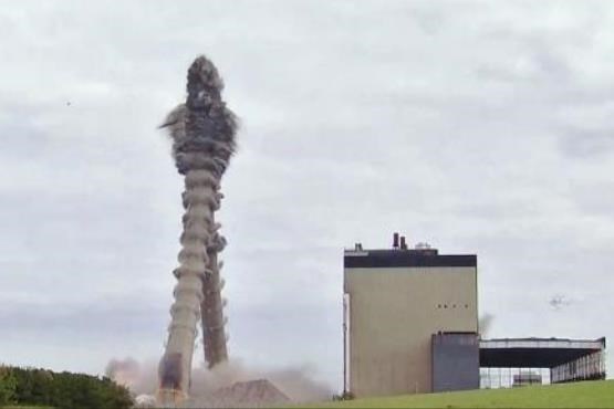 تخریب نیروگاه‌های برق در اسکاتلند + فیلم