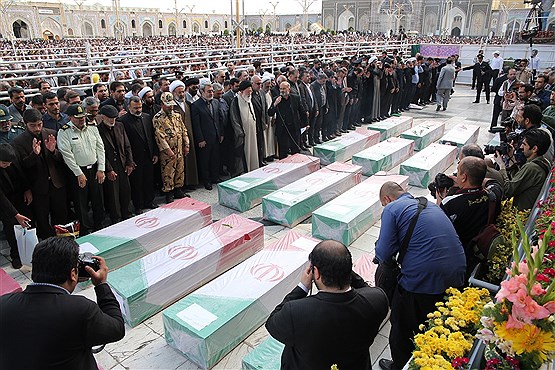 تشییع جانباختگان فاجعه منا در مشهد
