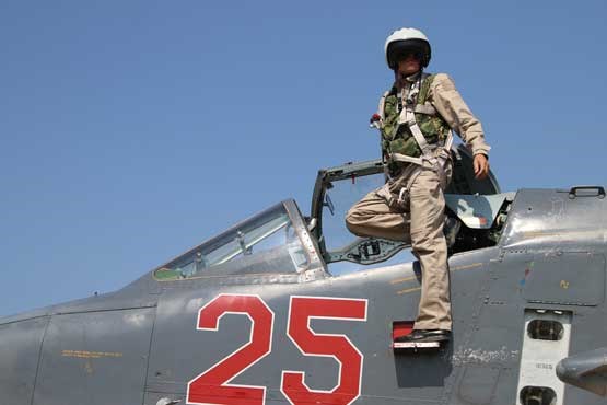 خلبانان روسی در سوریه + عکس