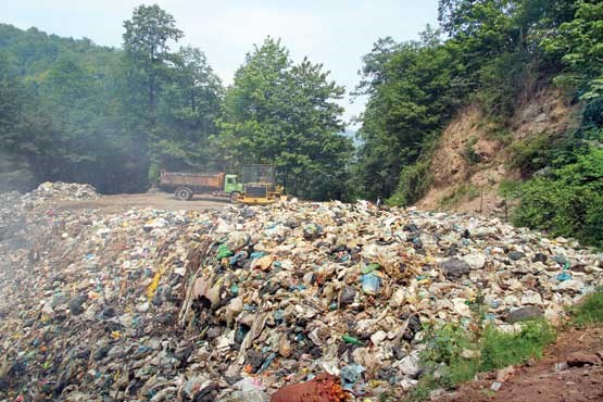 زباله در مازندران بیداد می‌کند