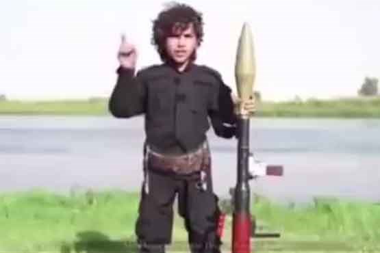 کودک داعشی اوباما را تهدید کرد + فیلم