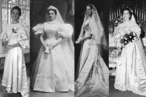 لباس عروسی که ۱۱ نسل آن را پوشیدند + عکس
